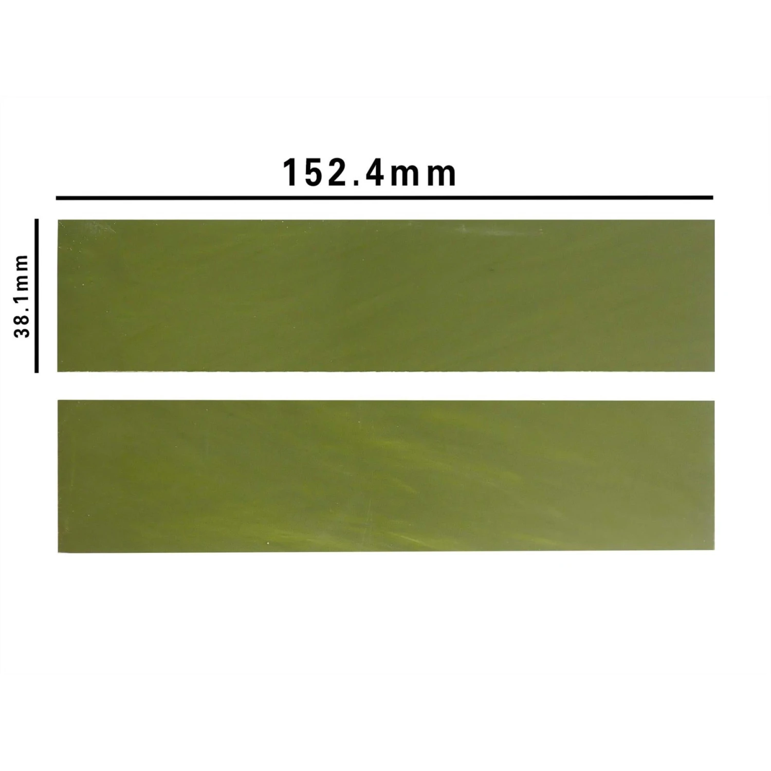 Venom Green Pearl Kirinite Acrylic Knife Scales (Pair) 4 Venom Green Pearl Kirinite Acrylic Knife Scales (Pair) - Image 2