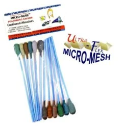 Cushioned Abrasive Polishing Swabs - 76.2mm, Set Of 12, 1500-12000