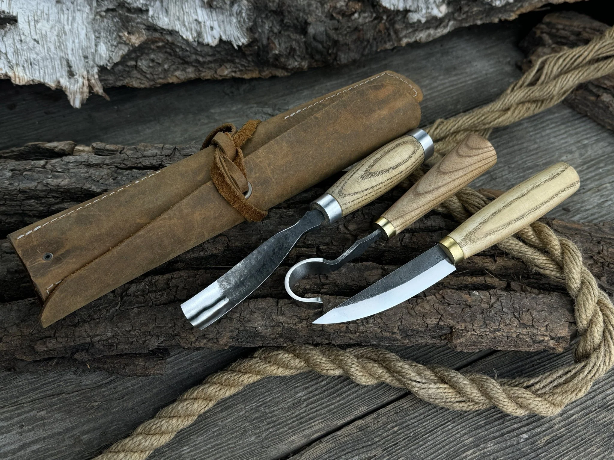 Rothko and Frost Shop -Rothko and Frost Shop 3 piece spoon carving tool set sharky forged steel tools st set 3pcs 087 788879