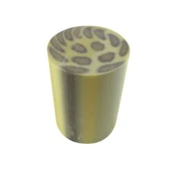 Leopard Safari Polyester Turning Blank - 63.5x45x45mm, 2.5" X 1.75"