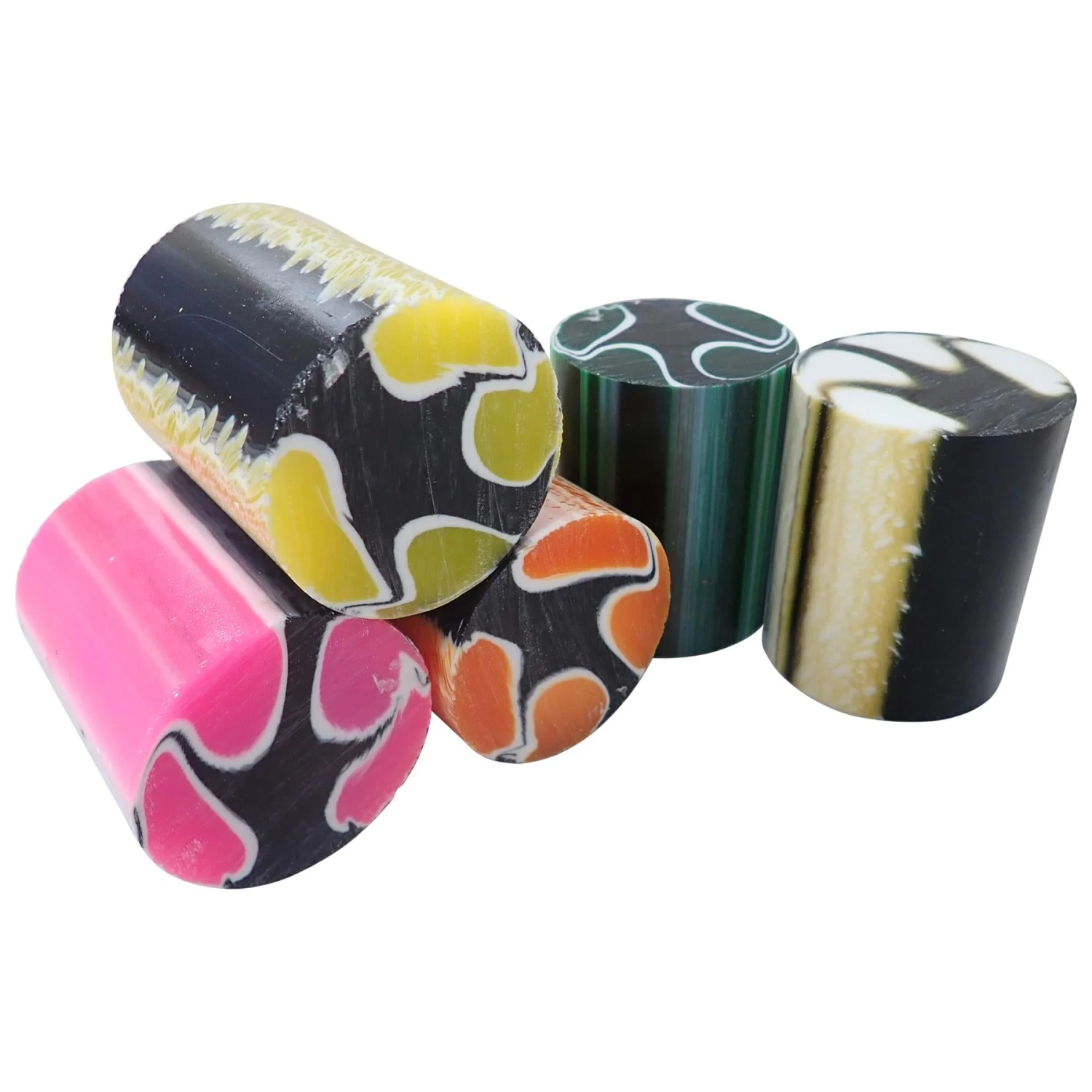 Ranger Polyester Turning Blanks - 63.5x50x50mm, Set Of 5 3 Ranger Polyester Turning Blanks - 63.5x50x50mm, Set Of 5