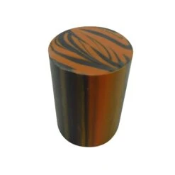 Tiger Safari Polyester Turning Blank - 63.5x45x45mm, 2.5" X 1.75"