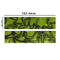 Toxic Green/Black Abstract Kirinite Acrylic Knife Scales (Pair) - 152.4x38.1x3.175mm -Rothko and Frost Shop 9d1a7d1d 46e3 4171 85ad 9182108a7c7d 14340341 694e 47e0 904b 9ced1aa580d4