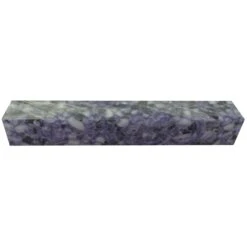 Amethyst Stardust Acrylic Pen Turning Blank - 150x20x20mm, 6x3/4x3/4 In