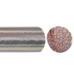 Orange Leopard Polyester Turning Blank