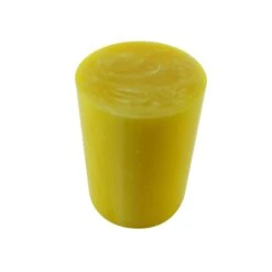 Lemon Natural Polyester Turning Blank - 63.5x45x45mm, 2.5" X 1.75"